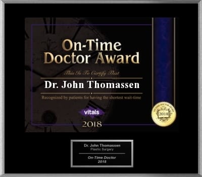 2018 On time Doctor Award